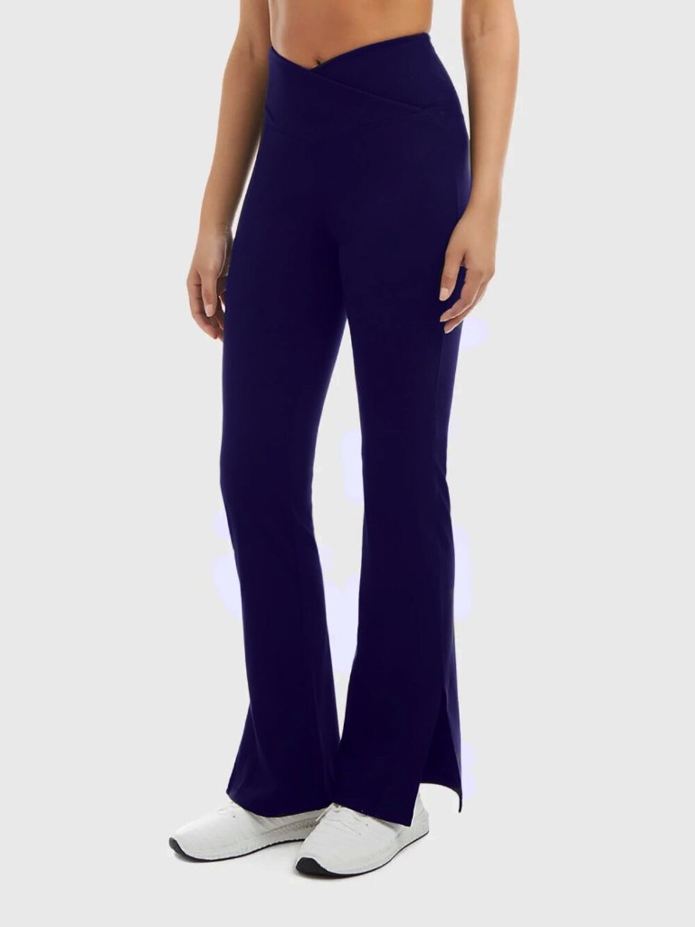 Danskin Slit Flare Yoga Pant size adult S in Navy New With Tags never worn